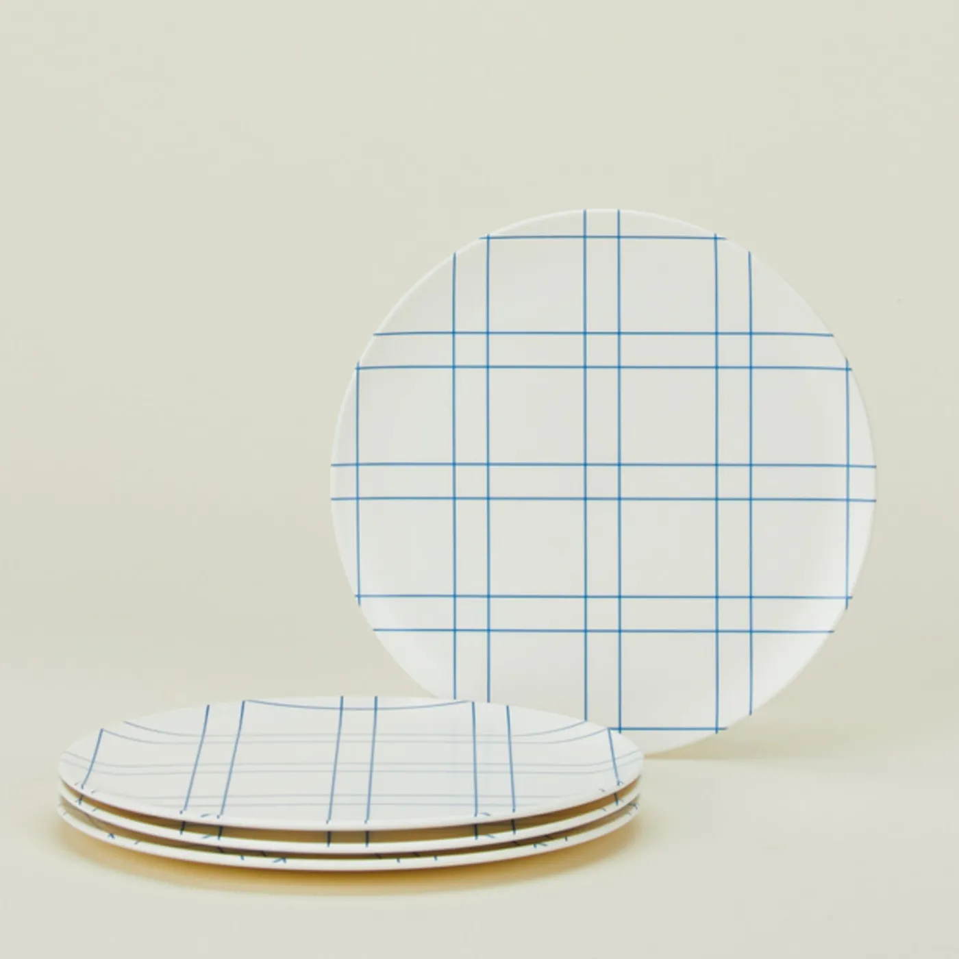 Bamboo Melamine Side Plate Set