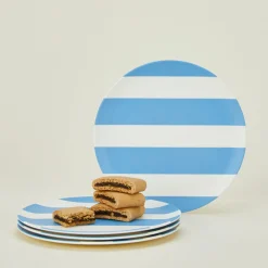 Bamboo Melamine Side Plate Set