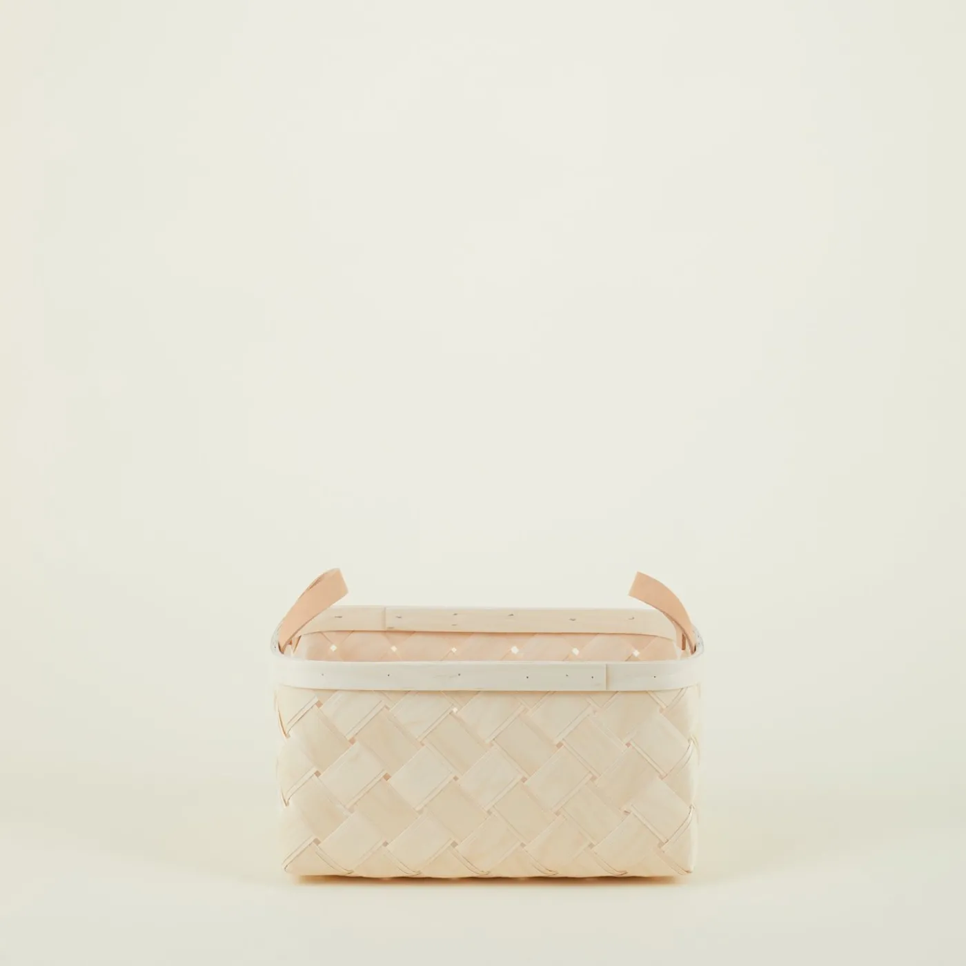 Birch + Leather Basket