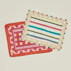 Block Printed Quilted Placemat