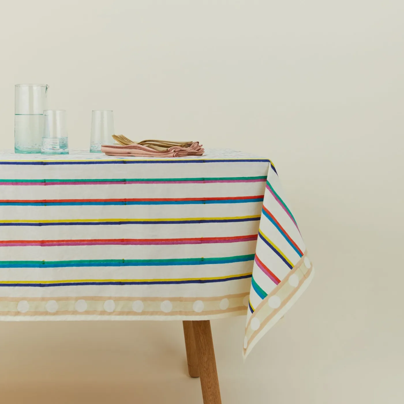 Block Printed Tablecloth