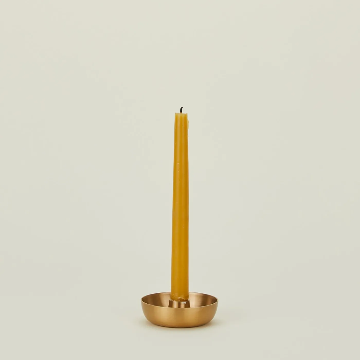 Brass Bowl Candle Holder