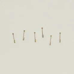 Brass Hook, Set of 6