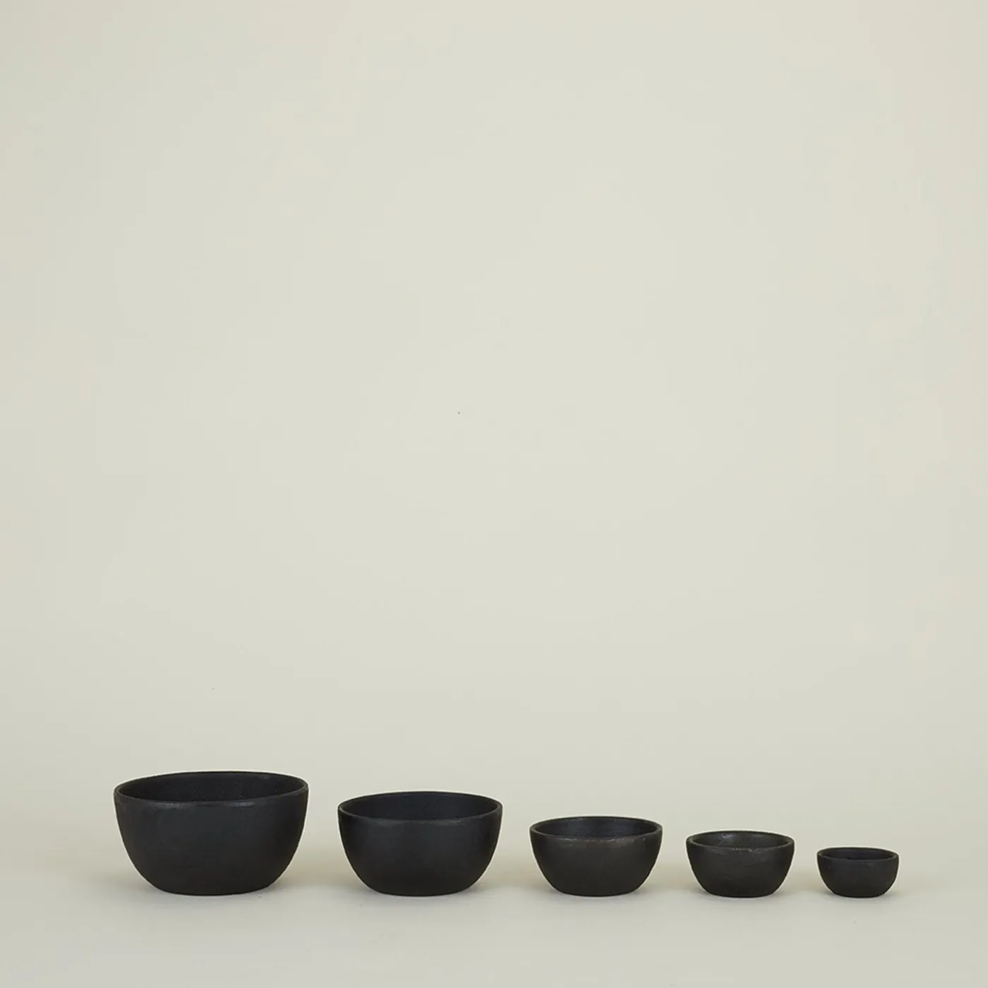 Cast Iron Bowl Set, Set of 5