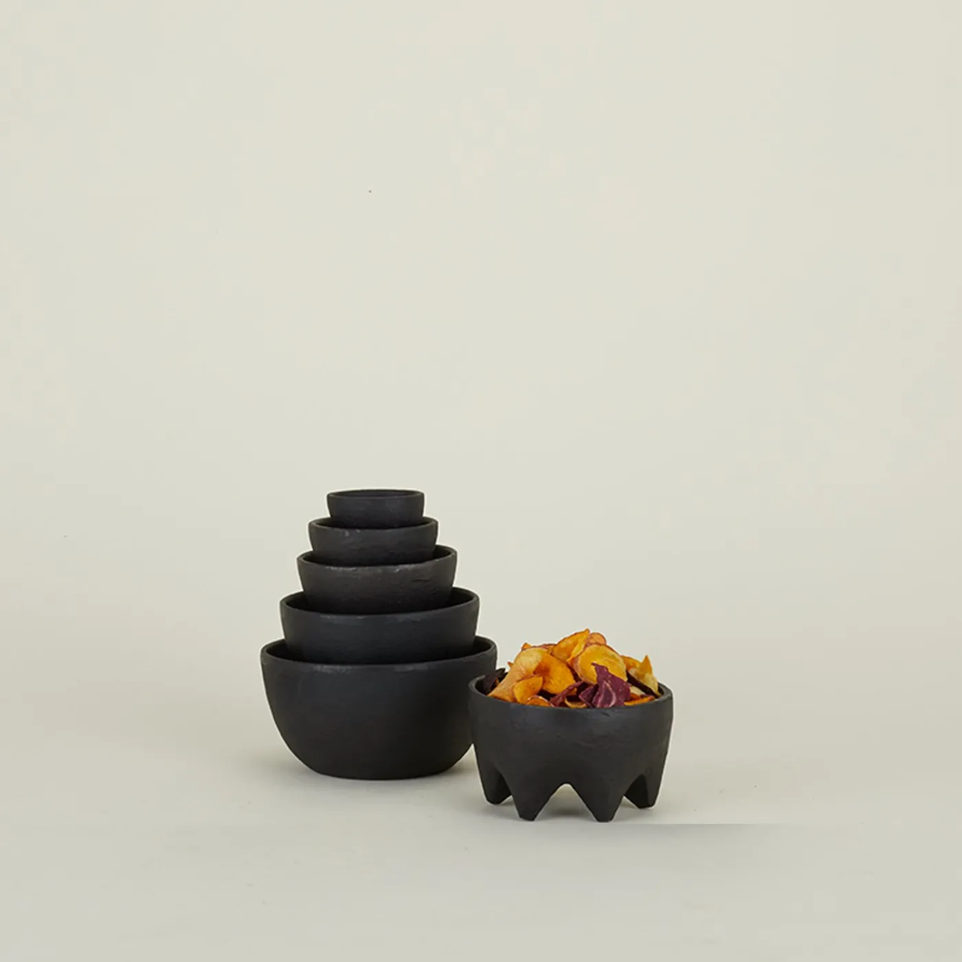 Cast Iron Footed Bowl