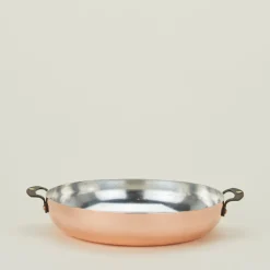 Copper Two Handled Saute Pan, 11"
