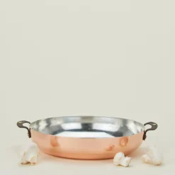 Copper Two Handled Saute Pan, 11"
