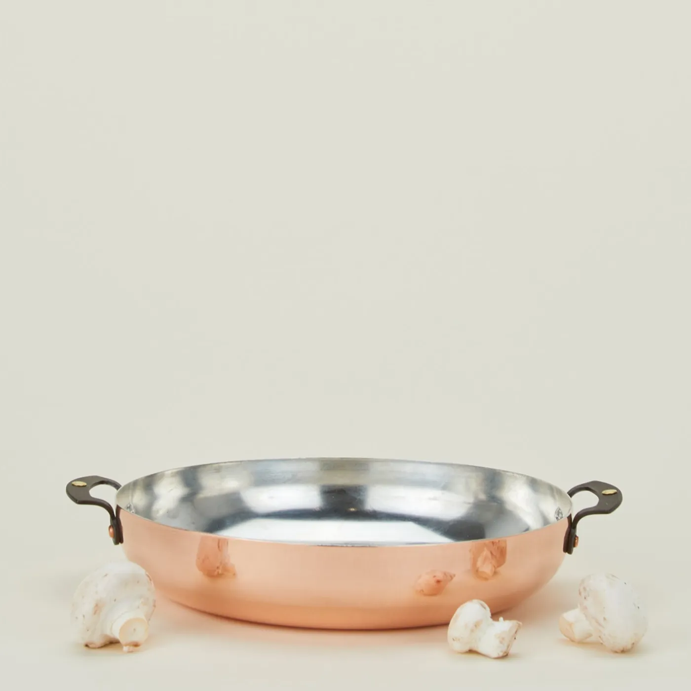 Copper Two Handled Saute Pan, 11"