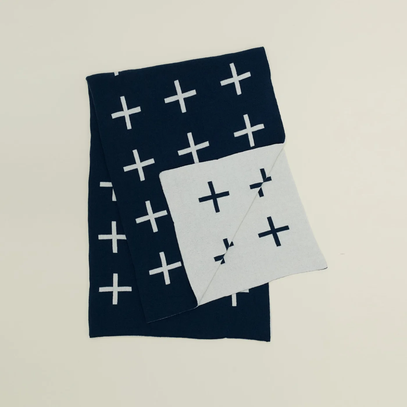 Cross Knit Throw