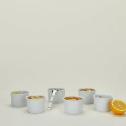 Deep Pleated Ramekin, Set of 6