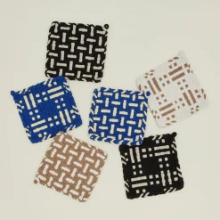 Dots + Dashes Handwoven Pot Holder