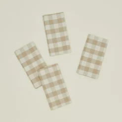 Essential Gingham Dinner Napkin, Set of 4