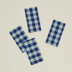 Essential Gingham Dinner Napkin, Set of 4