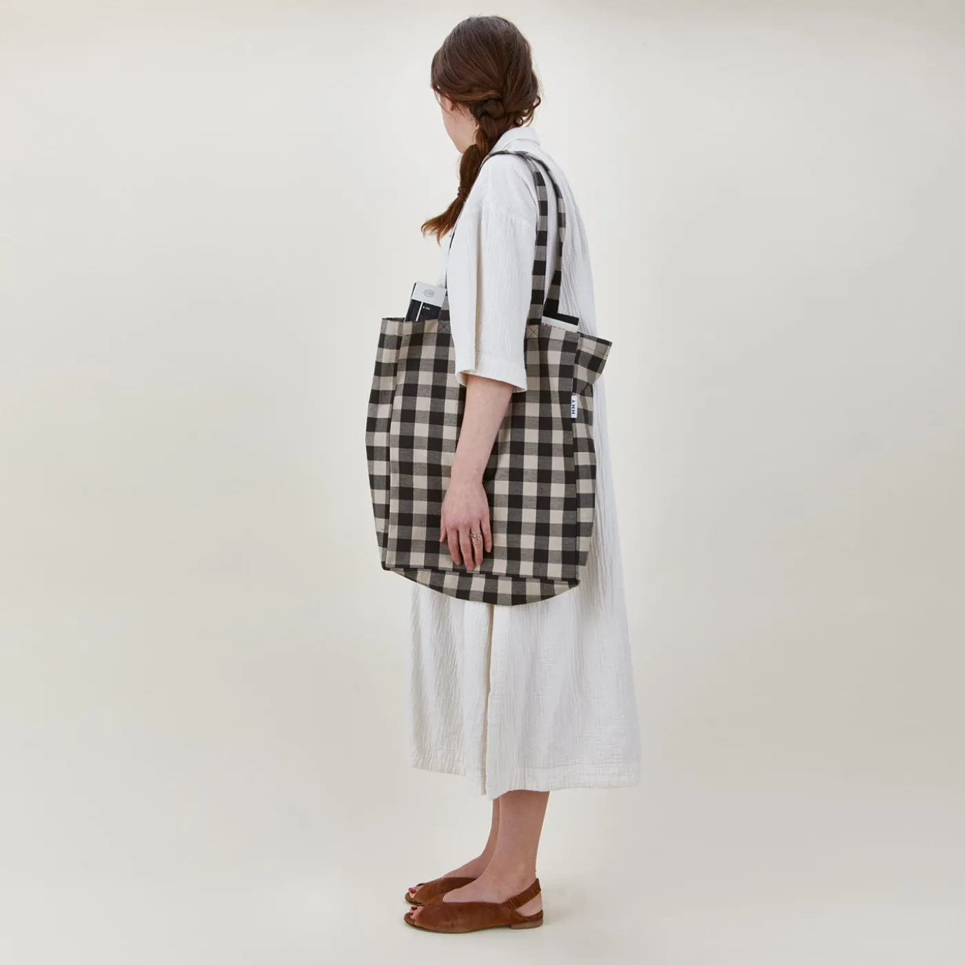 Essential Gingham Tote