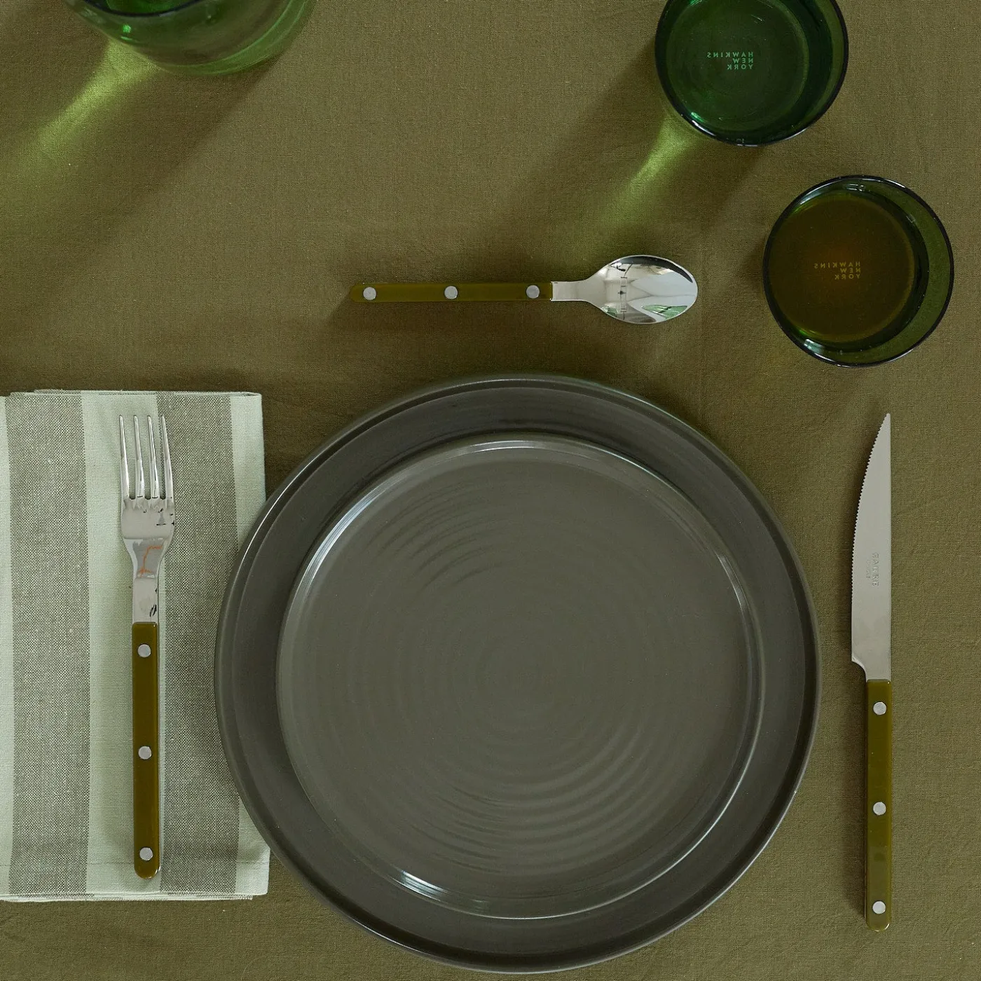 Essential Striped Dinner Napkin, Set of 4