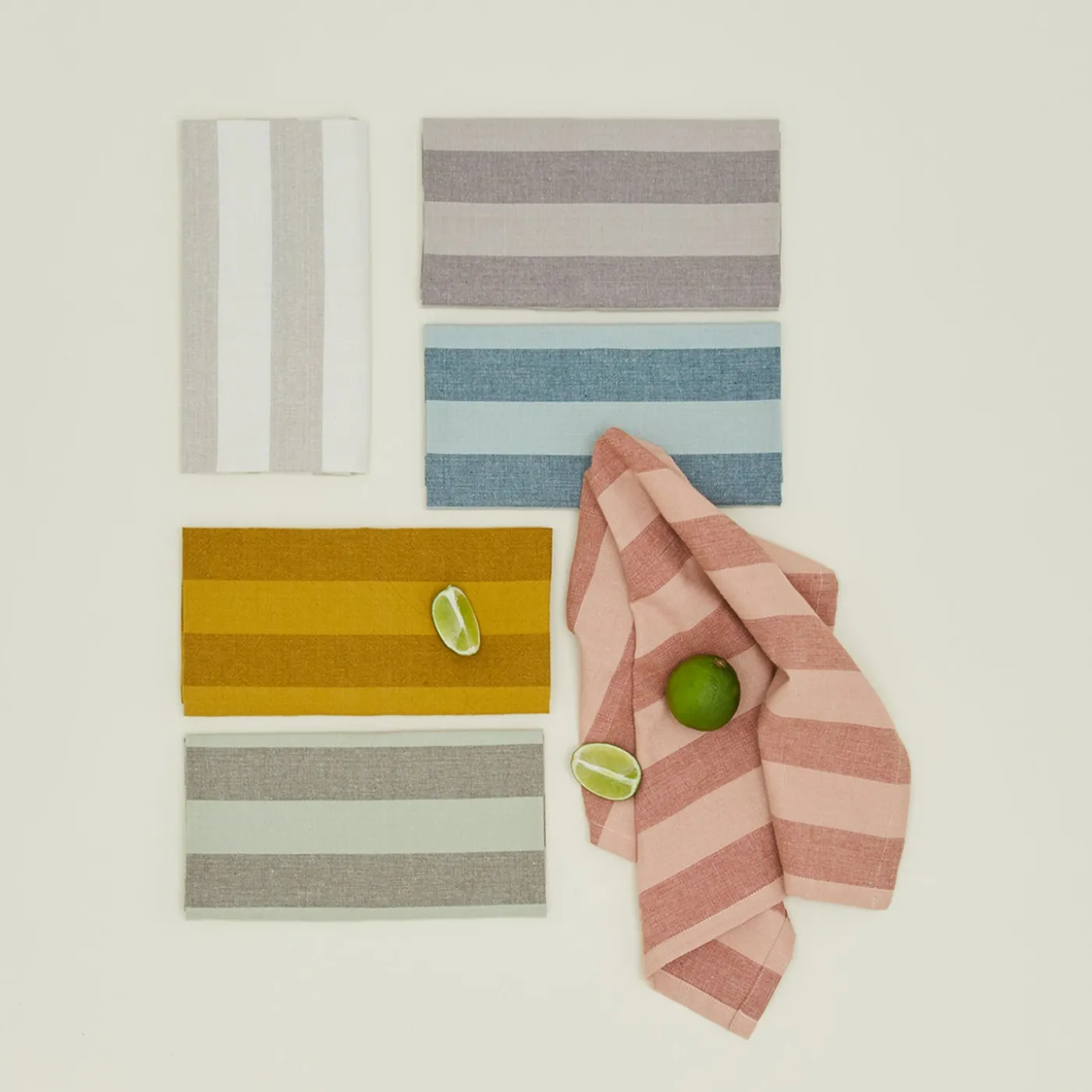Essential Striped Dinner Napkin, Set of 4