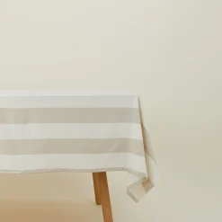 Essential Striped Tablecloth