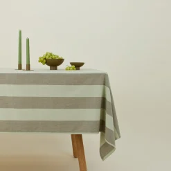 Essential Striped Tablecloth