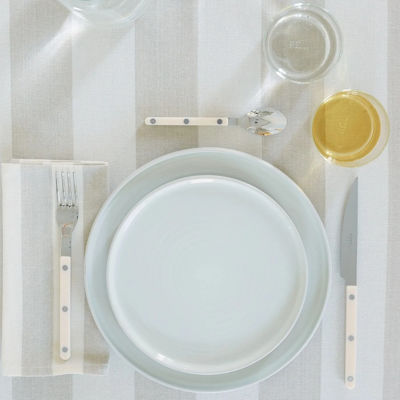 Essential Striped Tablecloth