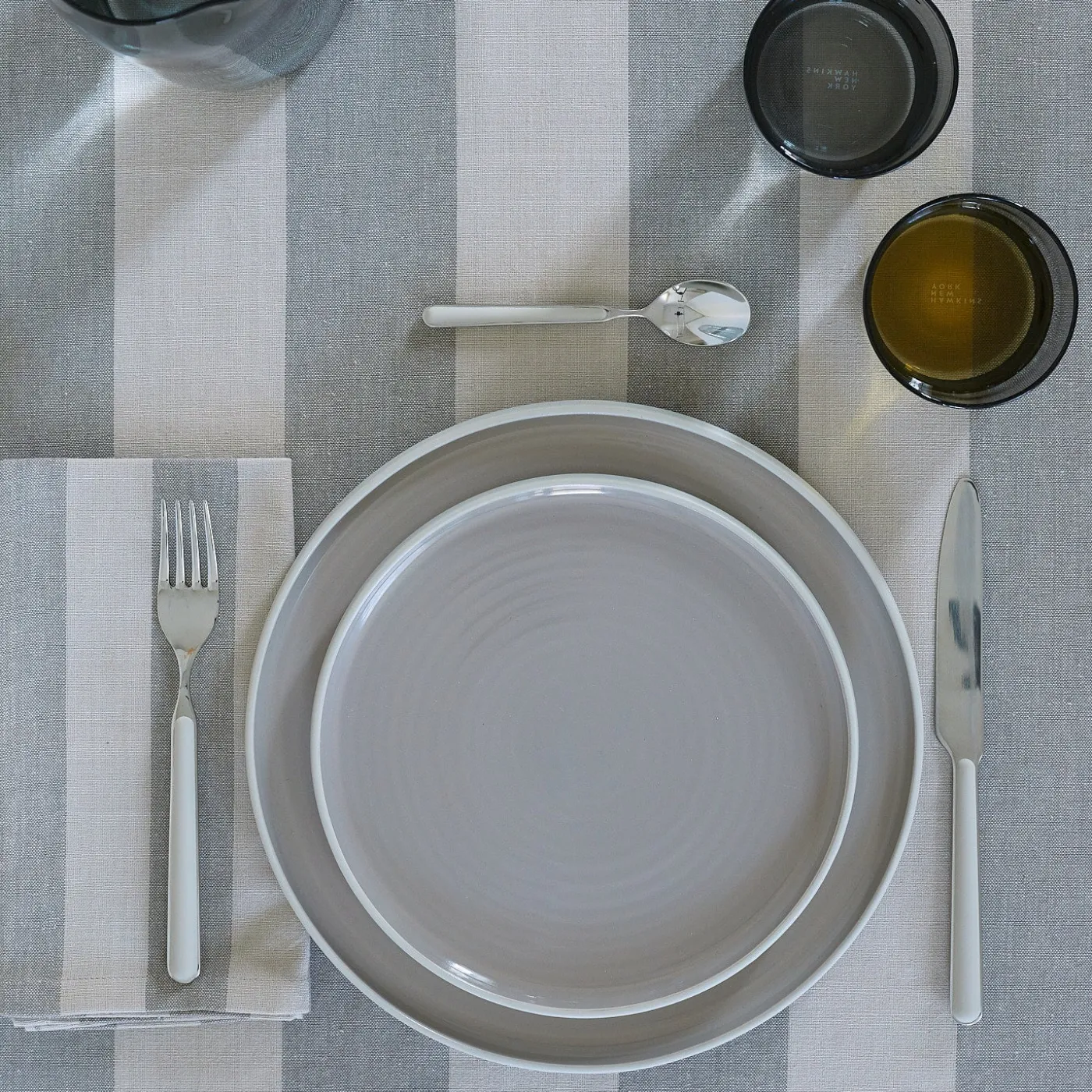 Essential Striped Tablecloth