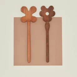 Floral Salad Servers