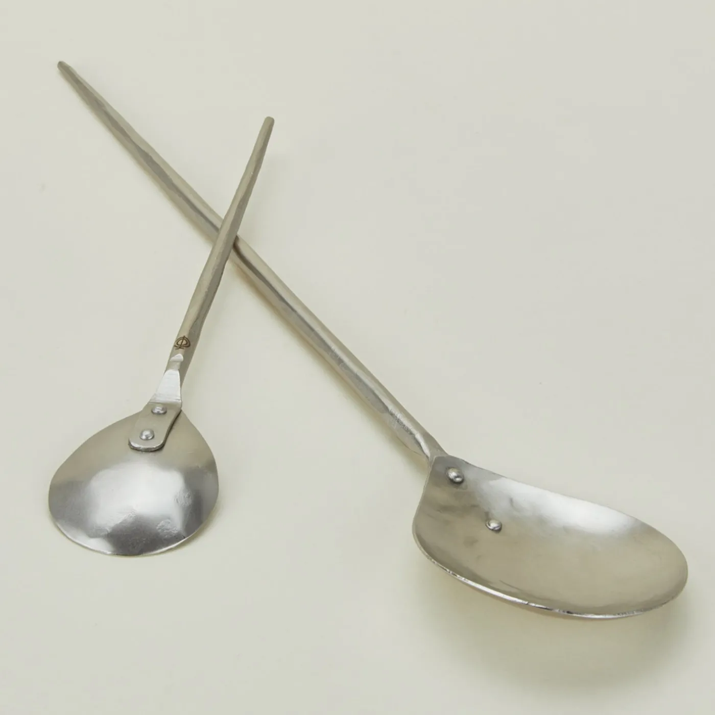 Forged Pewter Stir Spoon, Set of 2