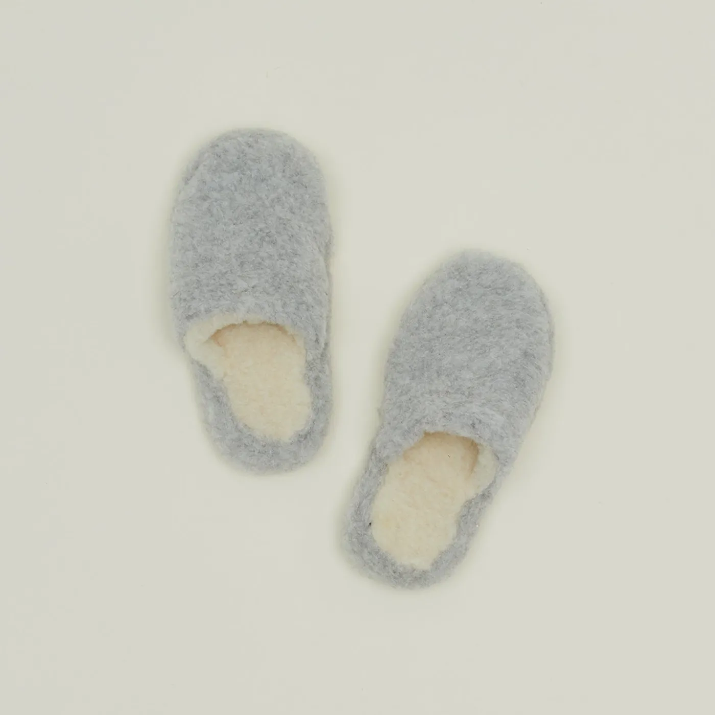 Fuzzy Wool Slippers