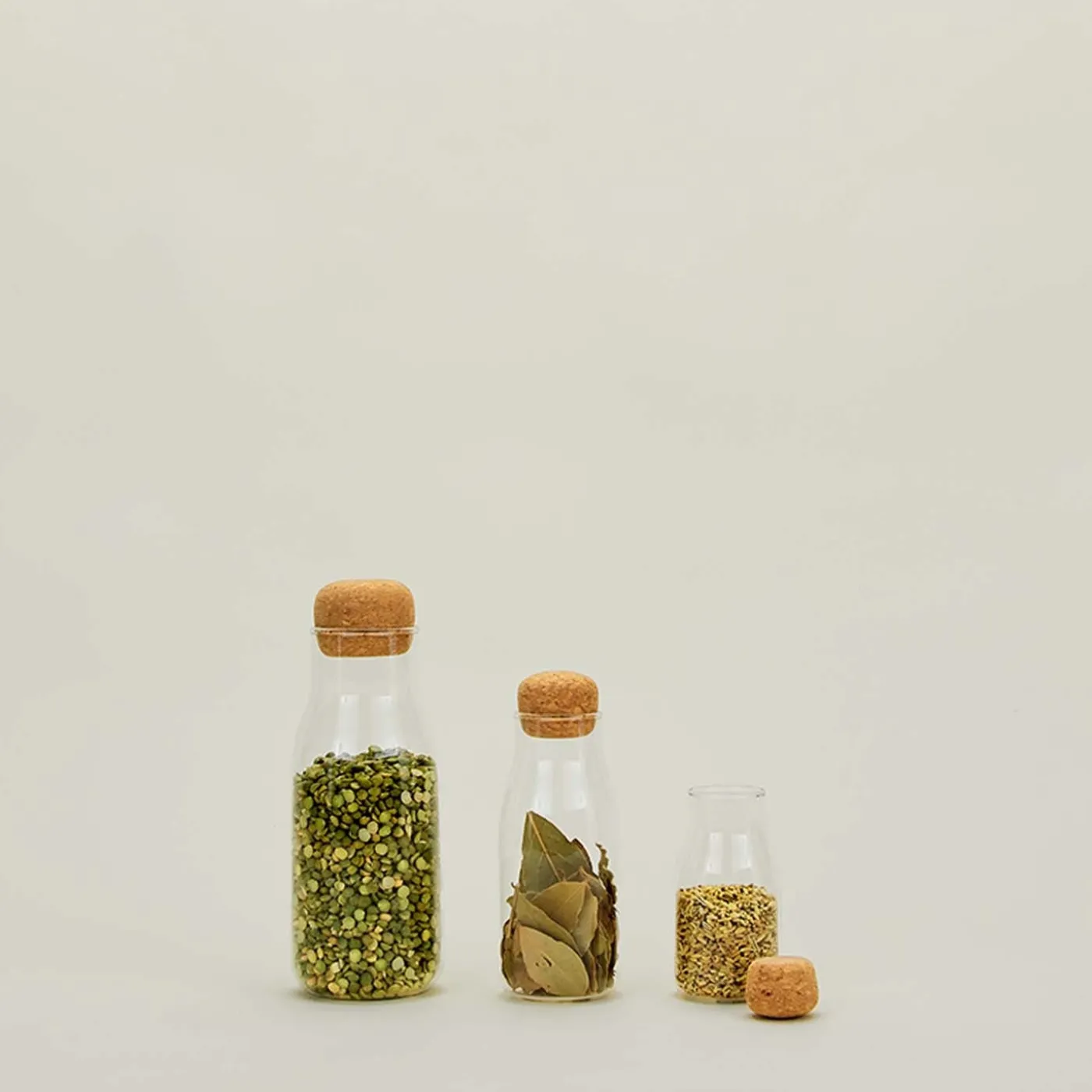 Glass + Cork Bottle