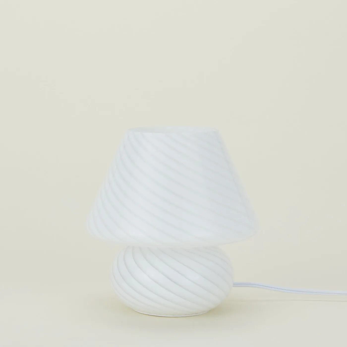 Glass Large Mushroom Lamp