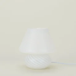 Glass Large Mushroom Lamp
