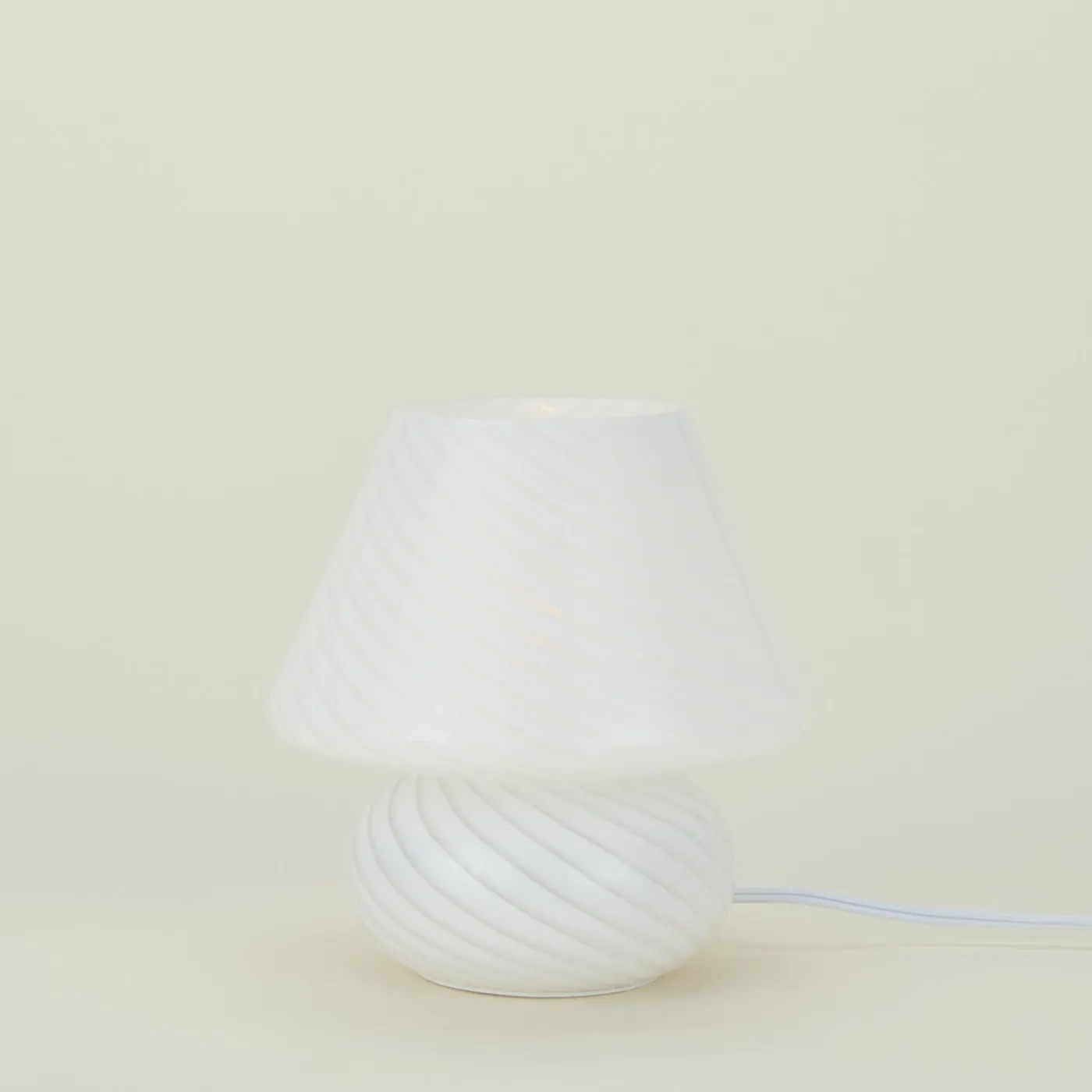 Glass Large Mushroom Lamp