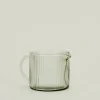 Glass Ribbed Pitcher