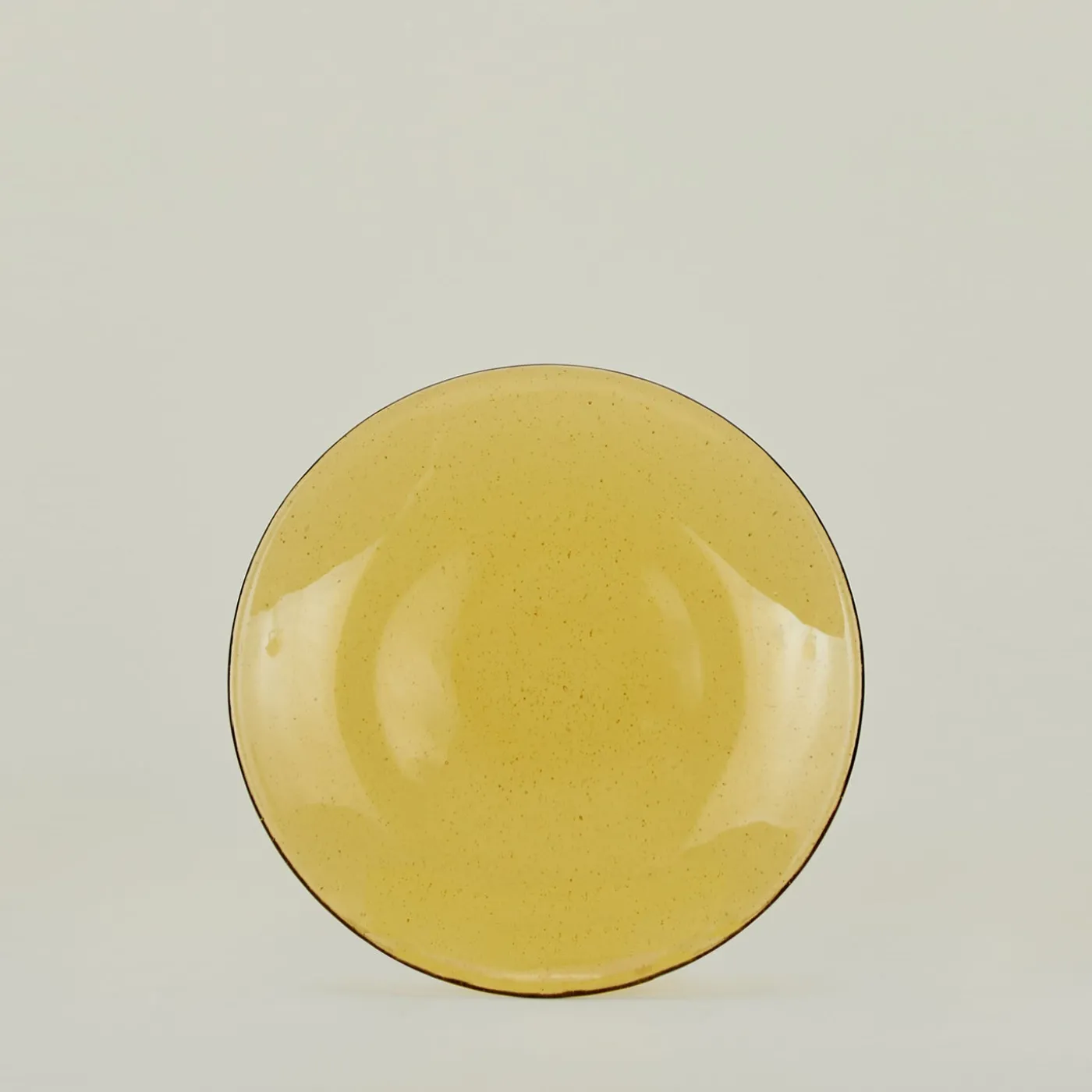 Glass Salad Plate
