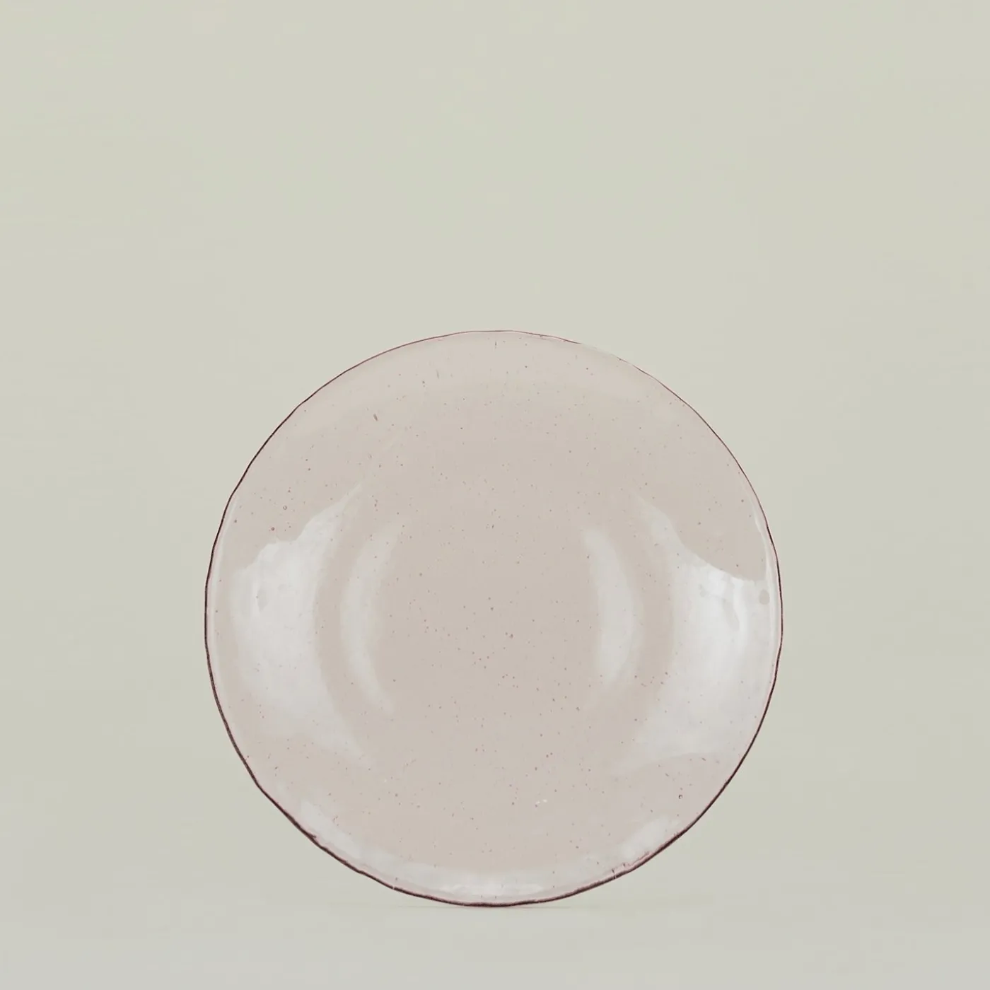 Glass Salad Plate