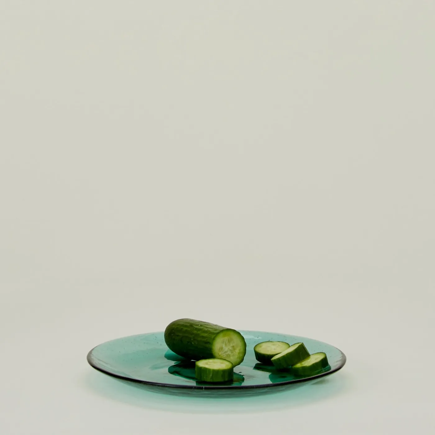 Glass Salad Plate