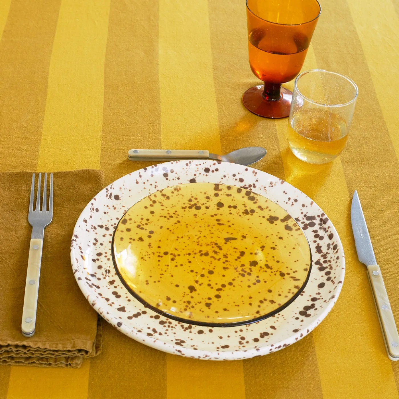 Glass Salad Plate