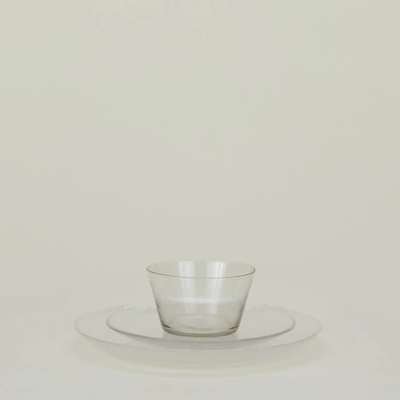 Glass Salad Plate