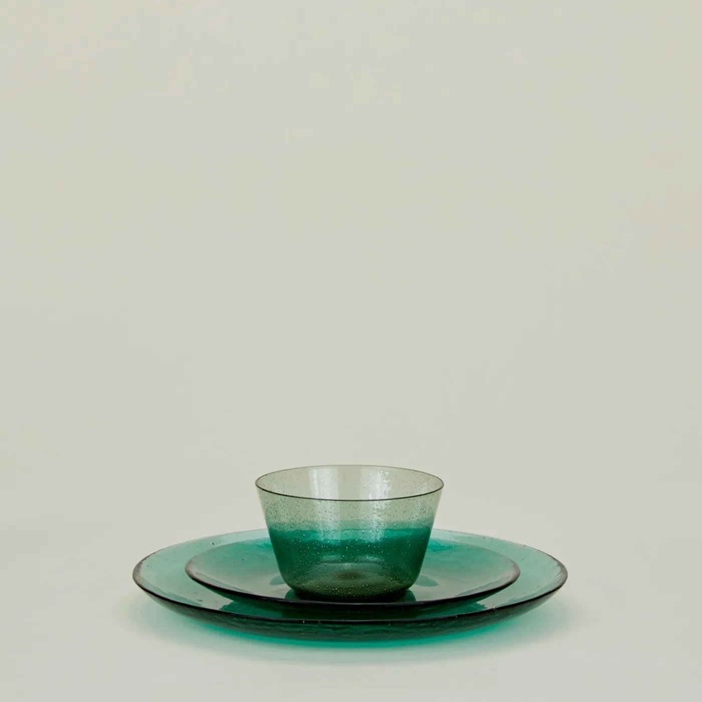 Glass Salad Plate