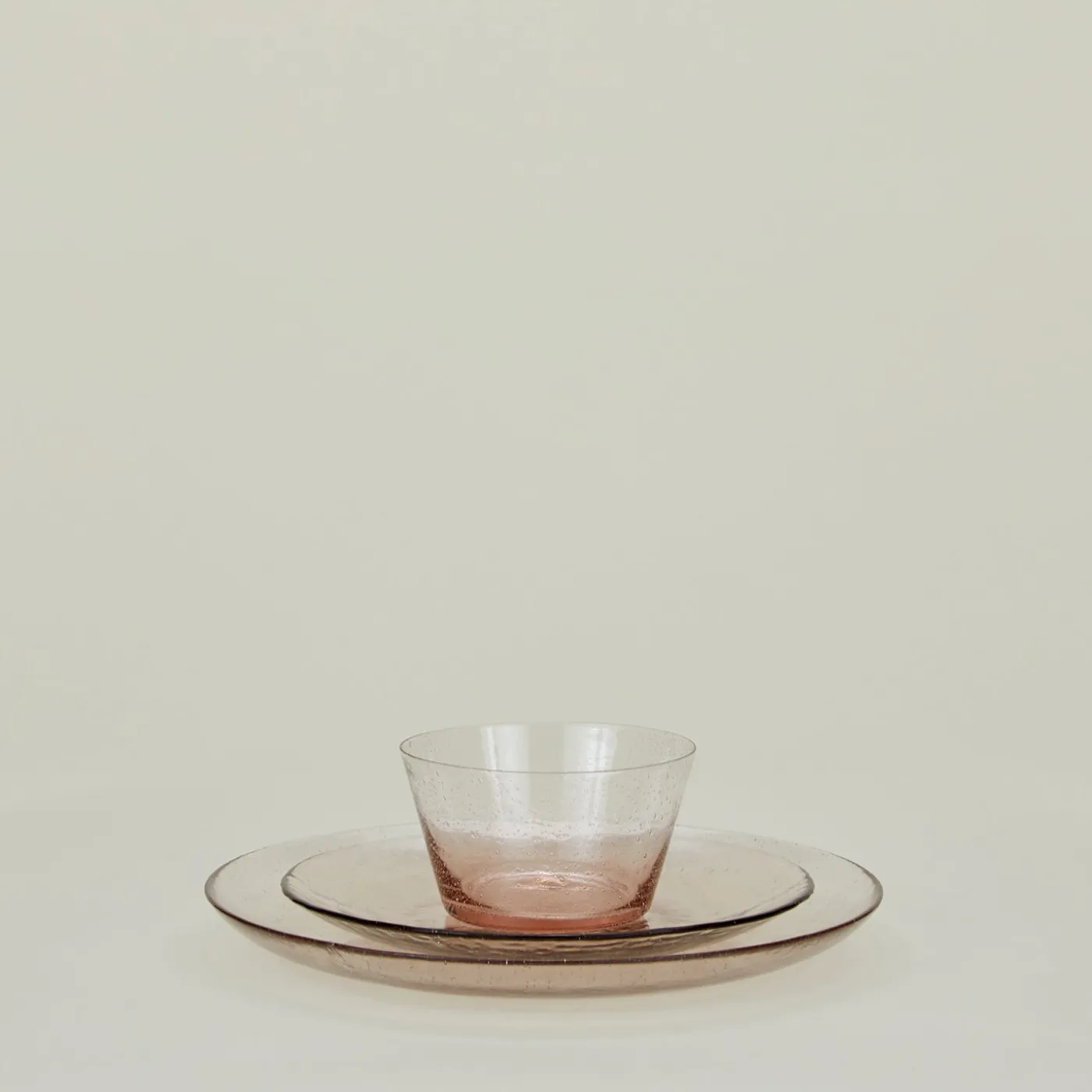 Glass Salad Plate