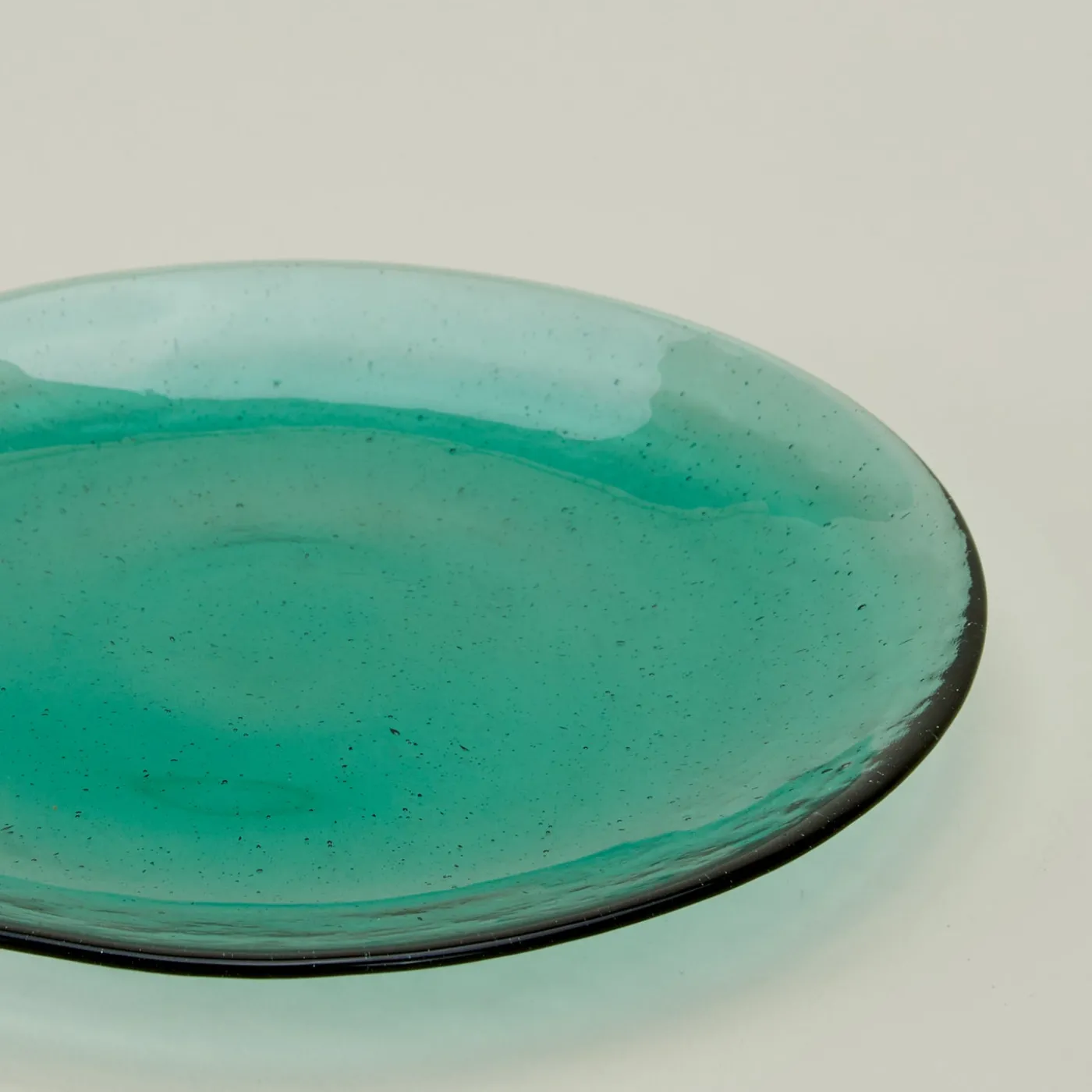 Glass Salad Plate