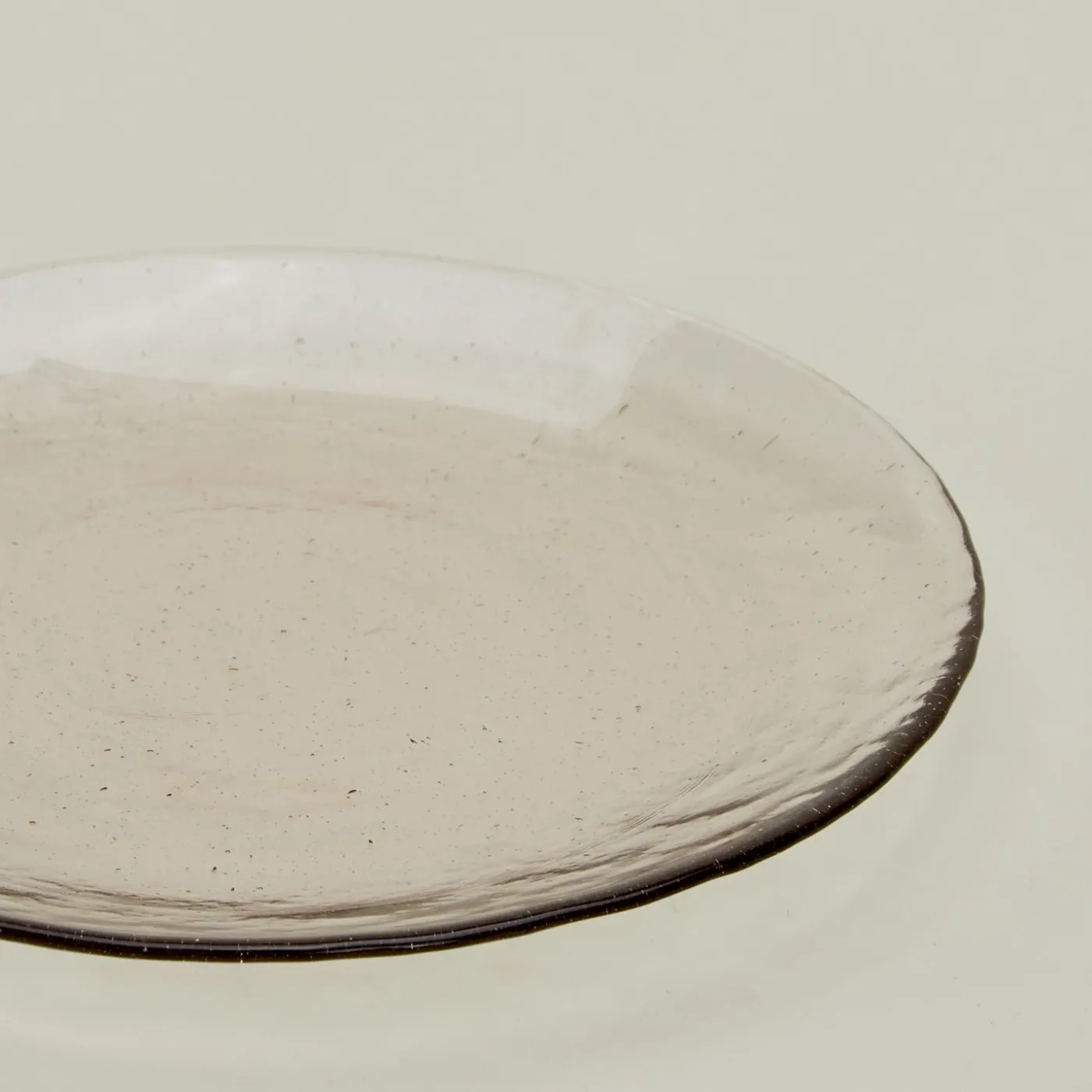 Glass Salad Plate