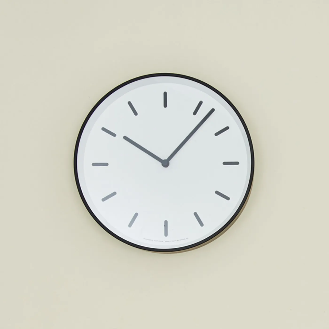 Graphic Wall Clock - Black