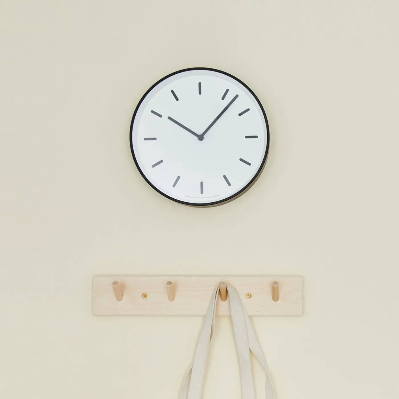 Graphic Wall Clock - Black