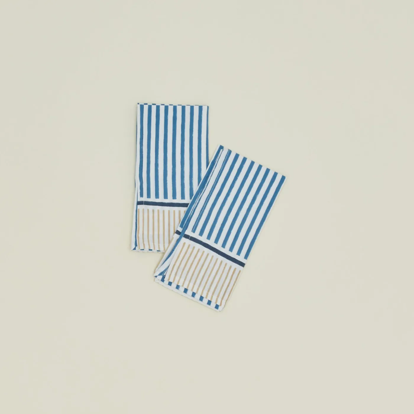 Hand Block Crossroads Napkin, Set of 2