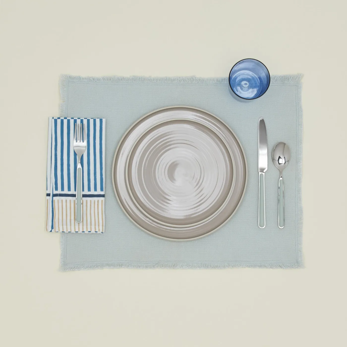 Hand Block Crossroads Napkin, Set of 2
