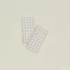 Hand Block Grid Napkin, Set of 2