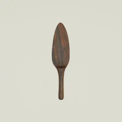 Hand Carved Walnut Pie Server