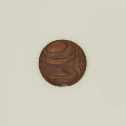 Hand Carved Walnut Spoon Rest