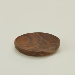 Hand Carved Walnut Spoon Rest