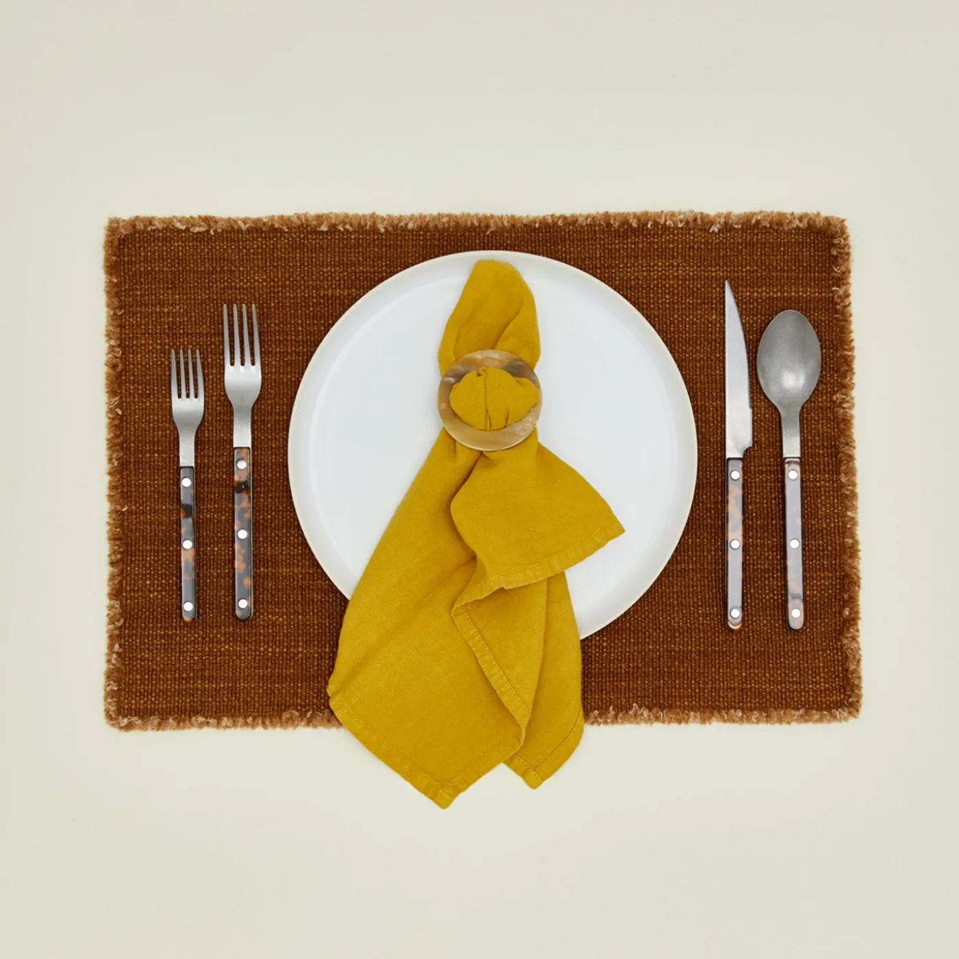 Horn Napkin Ring, Set of 4